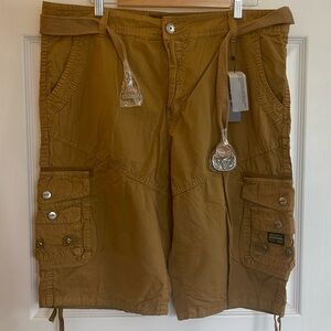 Men’s Brown Cargo Shorts Size 36